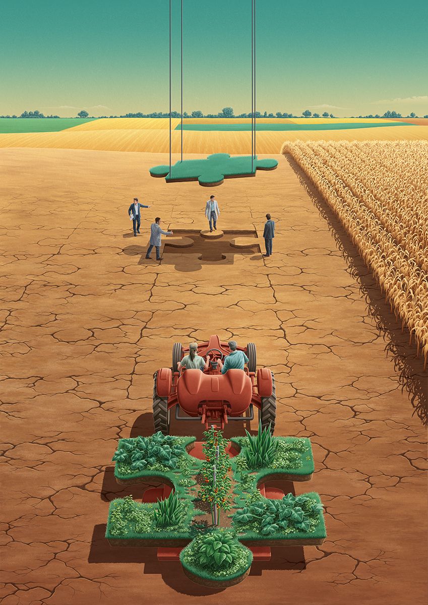 Jean Larbaigt "Le futur du travail. Les défis de l’agriculture numérique et des recherches participatives" ©Yves Rouvière 