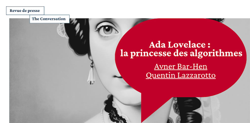 Ada Lovelace - la princesse des algorithmes - The Conversation - Centre Civic Navas Barcelona de Pixabay