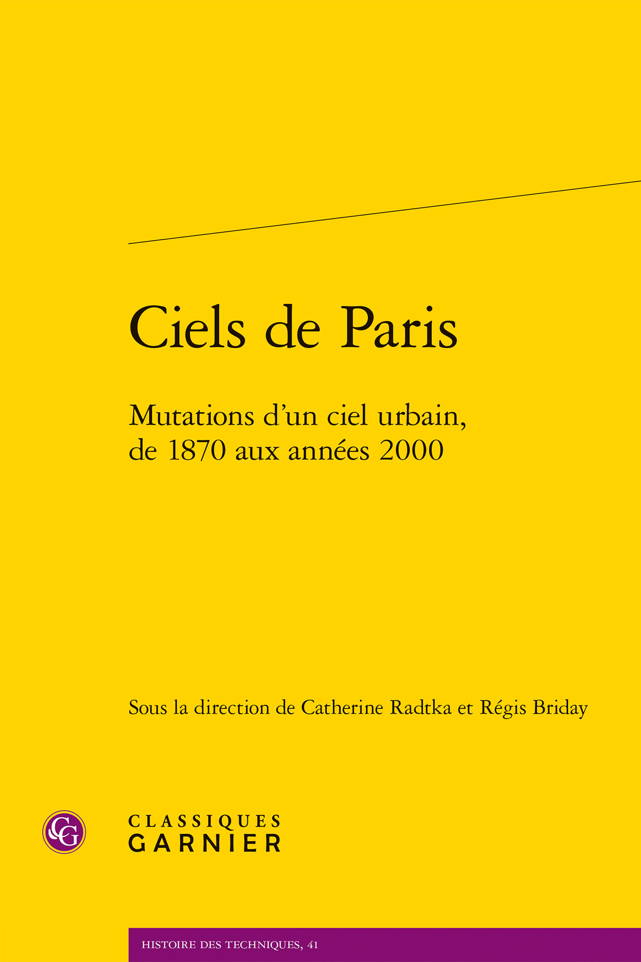 Couverture ciels de Paris